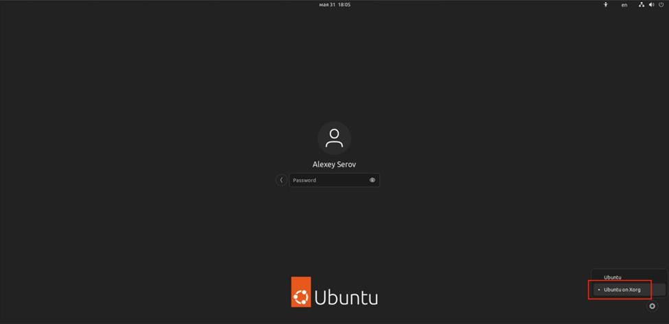 
 30.   «Ubuntu on Xorg